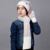 Dames Gebreide Hoed en Sjaal Set Model Sara