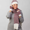 Dames Gebreide Hoed en Sjaal Set Model Sara