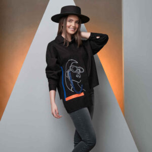 Dames Blouse met Lange Mouwen Model Nafas