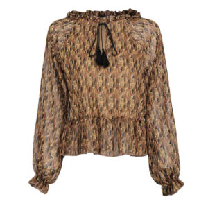 Dames Blouse met Lange Mouwen Model Sima