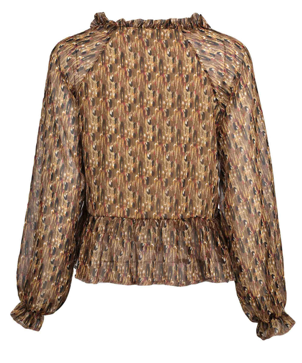 Dames Blouse met Lange Mouwen Model Sima
