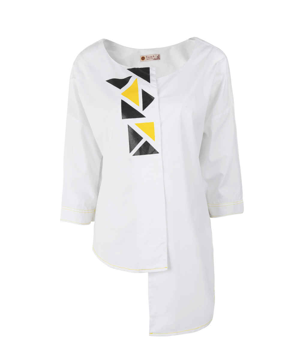 Dames Blouse met Lange Mouwen Model Tulika
