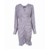 Damesmode Jurk Model Elika – Slangenprint Lila