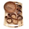 Houten Haft-sin Schalen voor Perzisch Nieuwjaar Hadi