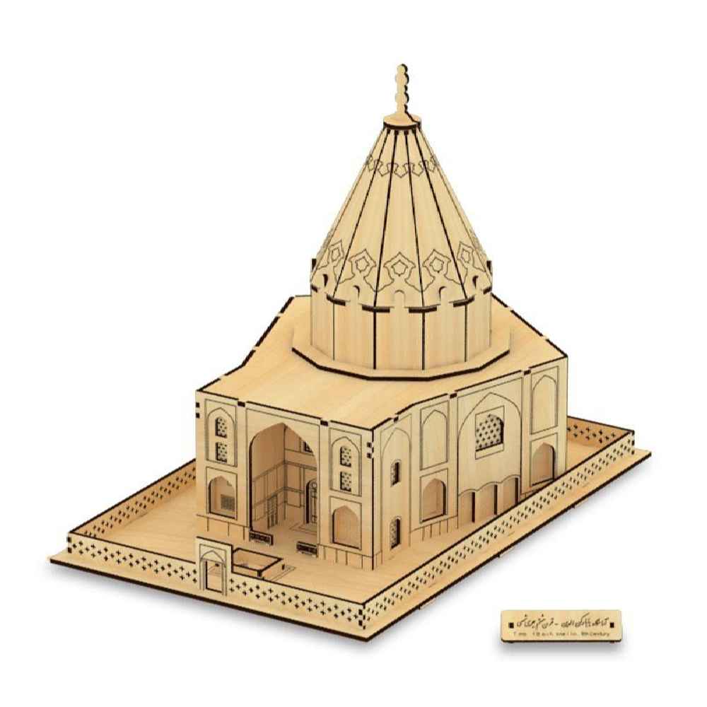106-delige 3D Puzzel: Graf van Baba Rokneddin – Gedetailleerd Model