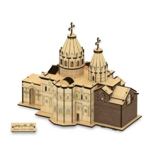 139-delige 3D Puzzel: Sint-Thaddeus Kathedraal – Complex Ontwerp