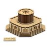 140-delige 3D Puzzel: Khorshid Kalat Paleis – Elegante Architectuur