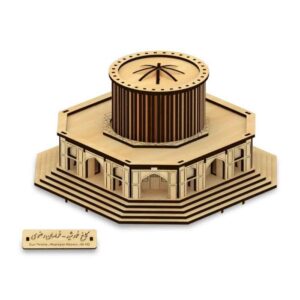 140-delige 3D Puzzel: Khorshid Kalat Paleis – Elegante Architectuur