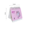 1402 Perzische Mini Bureaukalender Model Eenhoorn