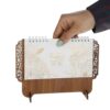 1402 Perzische Houten Bureaukalender Model Flower