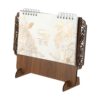 1402 Perzische Houten Bureaukalender Model Flower