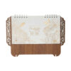 1402 Perzische Houten Bureaukalender Model Flower