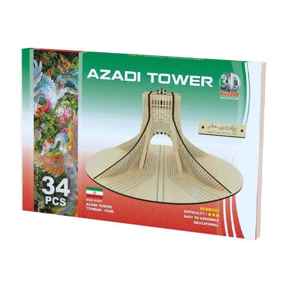 34-delige 3D Puzzel: Azadi Toren – Miniatuurmodel
