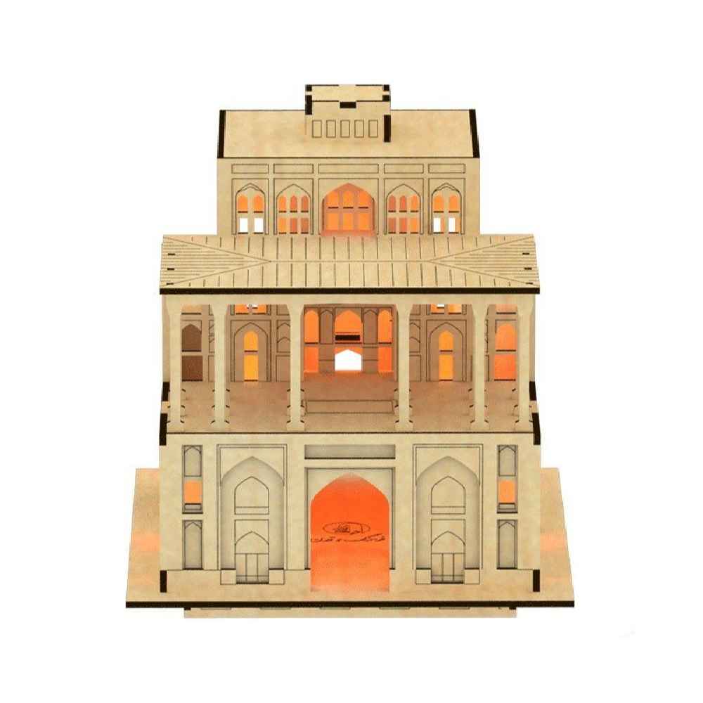 42-delige 3D Puzzel: Aali Qapu Paleis – Historisch Model