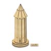 53-delige 3D Puzzel: De Toren van Kavus – Gedetailleerd Model