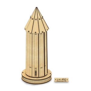 53-delige 3D Puzzel: De Toren van Kavus – Gedetailleerd Model
