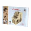 58-delige 3D Puzzel: Oude Windmolens van Nashtifan – Gedetailleerd Model