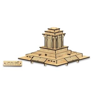 80-delige 3D Puzzel: Graf van Ferdowsi – Architectonische Replica