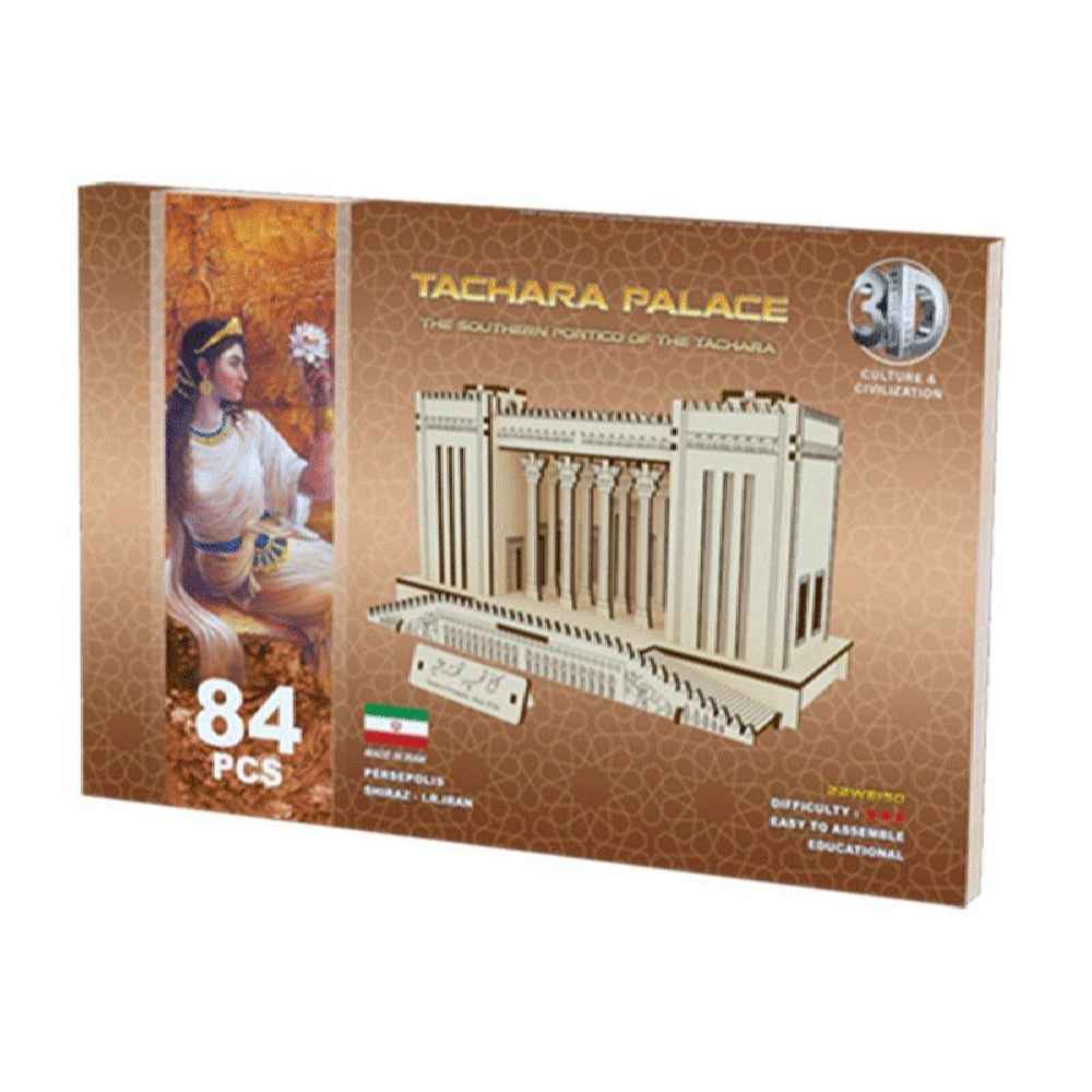 84-delige 3D Puzzel: Persepolis Tachara Paleis – Gedetailleerde Replica