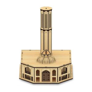 86-delige 3D Puzzel: Dolat Abad Windvanger – Architectonisch Model