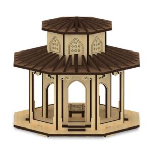 87-delige 3D Puzzel: Graf van Mirza Kuchak Khan – Complex Ontwerp