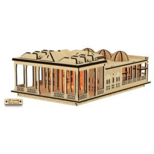 91-delige 3D Puzzel: Chehel Sotoon Paleis – Elegante Architectuur