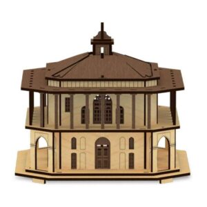 98-delige 3D Puzzel: Chehel Sutoon Qazvin – Historisch Model