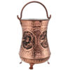 Perzische Koperen Afvalmand – Gol o Morgh Design