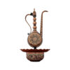 Decoratieve Perzische koperen Aftabeh & wasbekken set