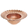 Decoratieve Perzische koperen Aftabeh met bekken – model Toopi