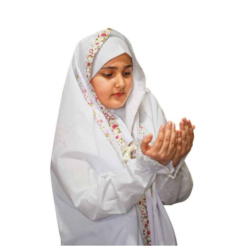 Voordelige Meisjes Taklif Viering Chador Set met Mouwen (x15)