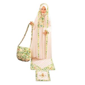 Meisjes’ Jashn-e Taklif Chador – Model Sedna (Wit)