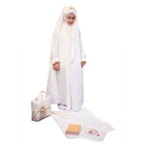 Meisjes’ Taklif Viering Chador – Model Melisa (Wit)