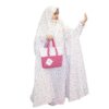 Meisjes’ Taklif Ceremonie Chador – Model Floral (Wit)