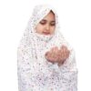 Meisjes’ Taklif Ceremonie Chador – Model Floral (Wit)