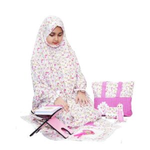 Meisjes’ Taklif Ceremonie Chador – Model Goldar (Wit)