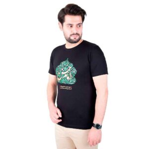 Islamitisch T-shirt voor Moslims Zwart Imam Hasan Kalligrafie