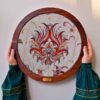 Islamitisch Imam Reza Heiligdom Tapijtframe Afshan