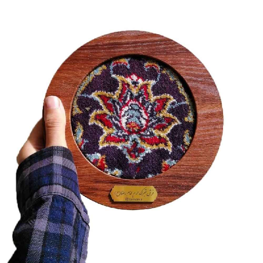 Islamitisch Imam Reza Heiligdom Tapijtframe Maha