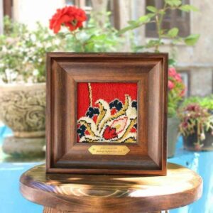 Islamitisch Imam Reza Heiligdom Tapijtframe Tanin