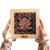 Islamitisch Imam Reza Heiligdom Tapijtframe Tamana