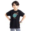 Islamitisch T-shirt voor Kinderen Zwart Ya Hussain Kalligrafie
