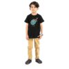 Islamitisch T-shirt voor Kinderen Zwart Ya Hussain Kalligrafie