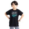 Islamitisch T-shirt voor Kinderen Zwart Om Almasaeb Kalligrafie