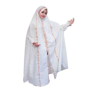 Islamitische Witte Meisjes’ Namaz Chador Model Bahareh