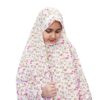 Islamitische Witte Meisjes’ Namaz Chador Model Blossom