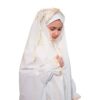 Islamitische Witte Meisjes’ Namaz Chador Model Khorshidi