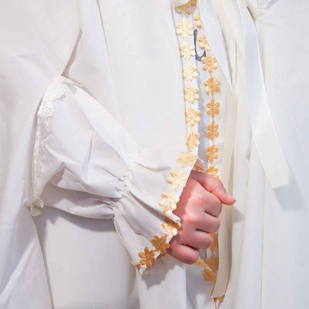 Islamitische Witte Meisjes’ Namaz Chador Model Khorshidi