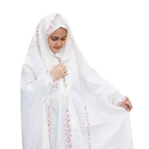 Islamitische Witte Meisjes’ Namaz Chador Model Yasamin
