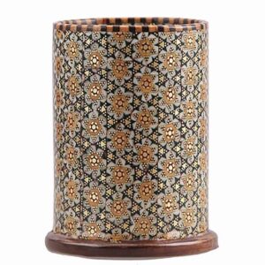 Perzische Houten Make-up Houder – Khatam Kari Emaille